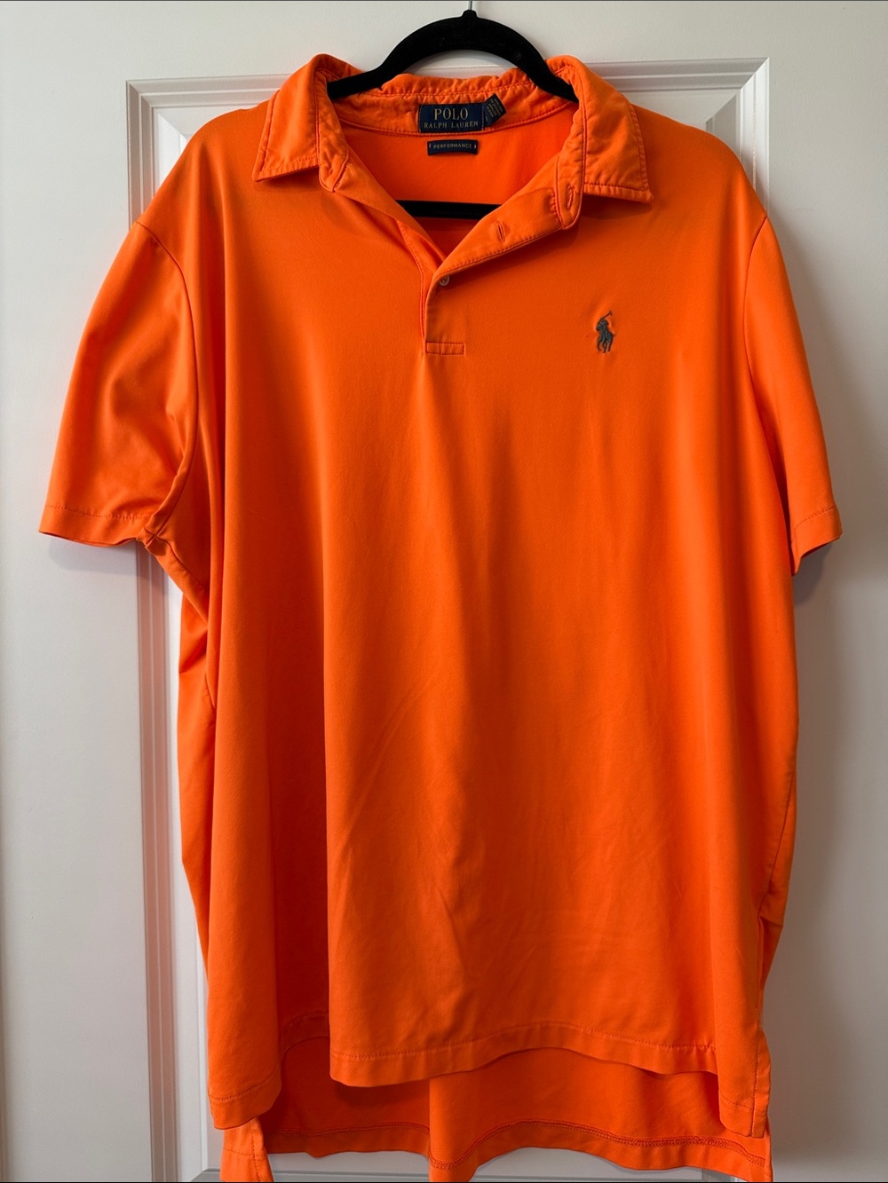 Performance Polo by Ralph Lauren Bright Orange Short-Sleeve Polo